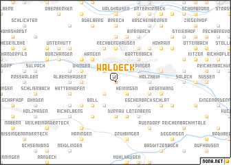 map of Waldeck