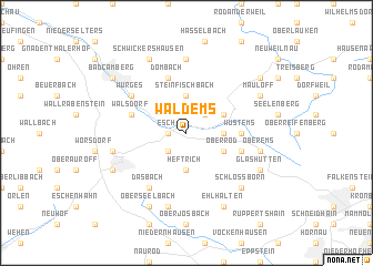 map of Waldems