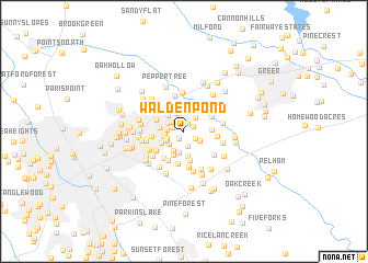 map of Walden Pond