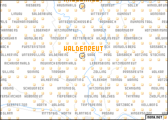 map of Waldenreut