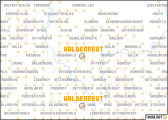 map of Waldenreut