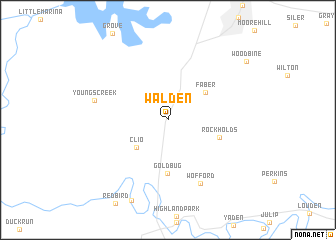 map of Walden