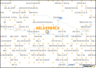 map of Walderbach