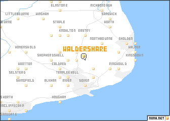 map of Waldershare