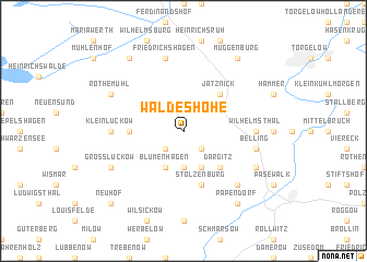 map of Waldeshöhe