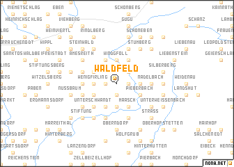 map of Waldfeld