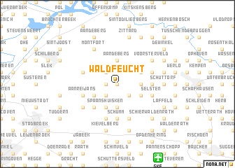 map of Waldfeucht