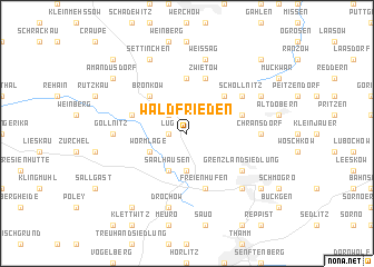 map of Waldfrieden