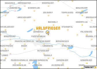 map of Waldfrieden