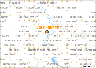 map of Waldhäuser