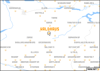 map of Waldhaus