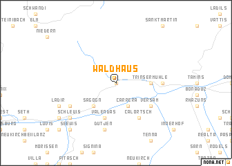 map of Waldhaus