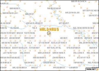 map of Waldhaus