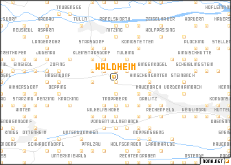 map of Waldheim