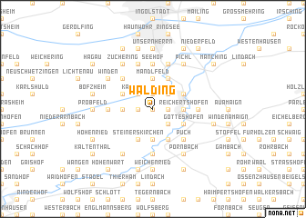 map of Walding