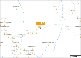map of Waldi