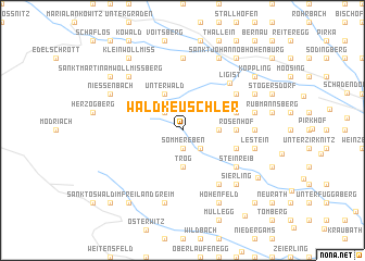 map of Waldkeuschler