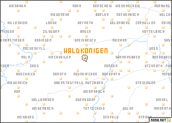 map of Waldkönigen