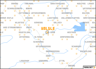 map of Wäldle