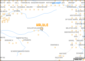 map of Wäldle