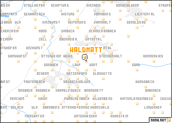 map of Waldmatt