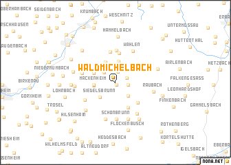 map of Wald-Michelbach