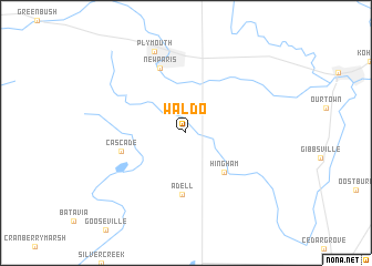 map of Waldo