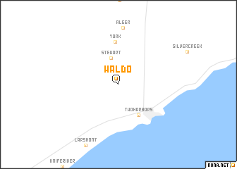 map of Waldo