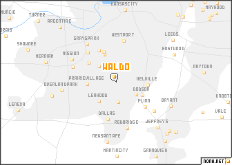 map of Waldo