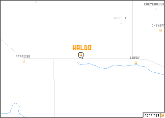 map of Waldo