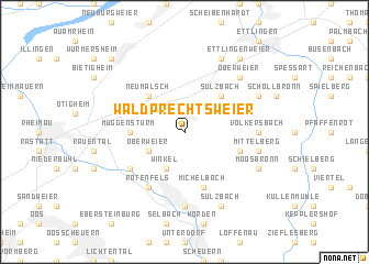 map of Waldprechtsweier