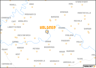map of Waldrep