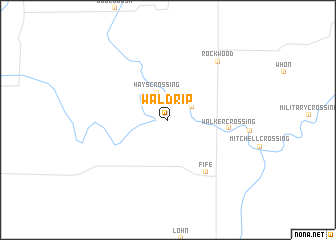 map of Waldrip