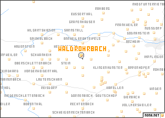 map of Waldrohrbach