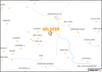 map of Waldrop