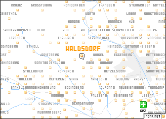 map of Waldsdorf