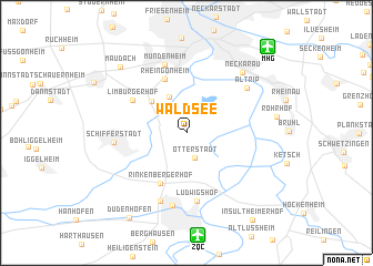 map of Waldsee