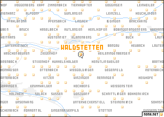 map of Waldstetten