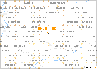 map of Waldthurn