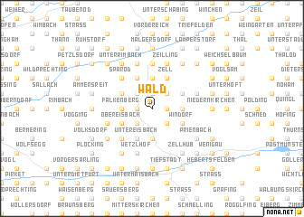 map of Wald