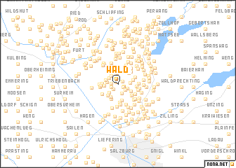 map of Wald