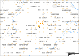 map of Wald