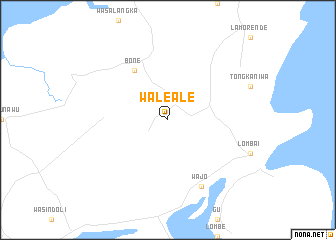 map of Waleale