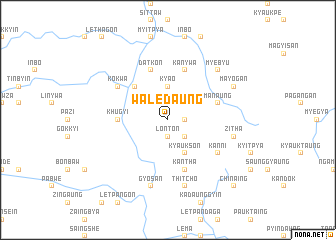 map of Waledaung