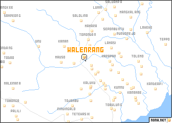 map of Walenrang