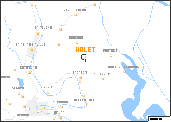 map of Walet