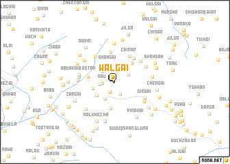 map of Walgai