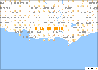 map of Walgama North