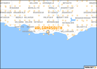 map of Walgama South