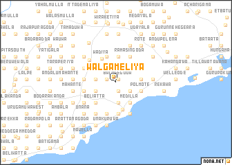 map of Walgameliya